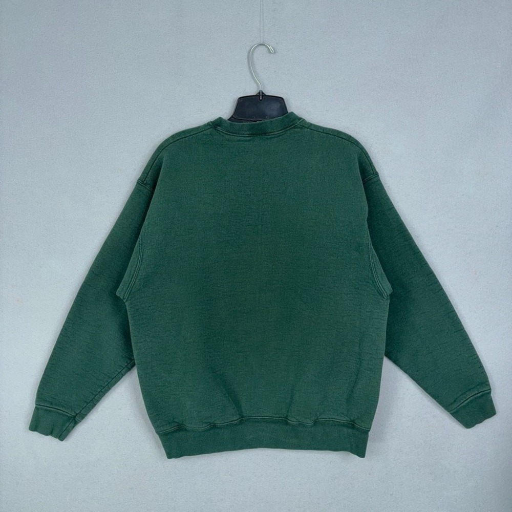 Vintage Spring Valley Vikings Sweatshirt Mens Large Green Band Vintage 90s SC - Picture 5 of 8